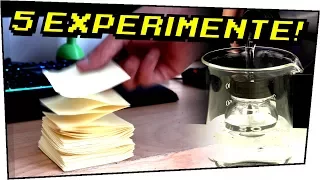 5 WEITERE COOLE EXPERIMENTE ZUM SELBER MACHEN! - Experimente zum nachmachen #96