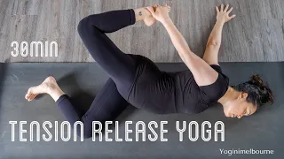 Tension release full body yoga | chest, side, upper body & hip relief | 30min