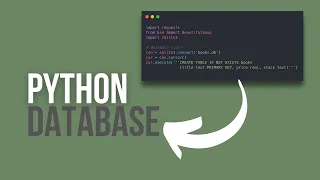 How to store data with Python and SQLite3