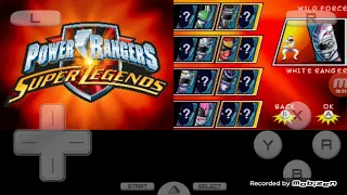 jogando POWER RANGERS SUPER LEGENDS de nintendo ds parte 1