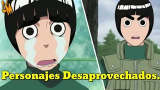 Naruto: Los 5 Personajes Más DESAPROVECHADOS De Naruto.