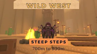 Steep Steps 700m to 800m | Wild West | 3rd Mountain #roblox #steepsteps