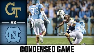 Georgia Tech vs. North Carolina Condensed Game | 2022 ACC Football