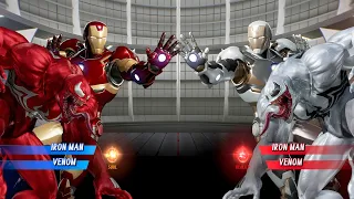 Venom Iron Man (Red) vs. Venom Iron Man (White) Fight - Marvel vs Capcom Infinite PS4 Gameplay