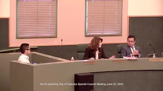 City of Calexico Special Council Meeting June 22, 2023