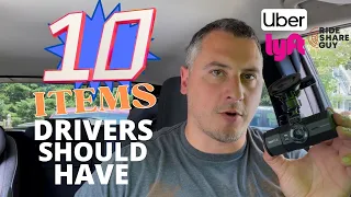 10 Items ALL Uber And Lyft Drivers Should Have In The Car