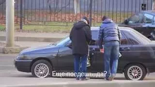 Пьяный водитель / Drunk driver [Социальный эксперимент]