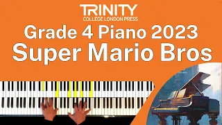 TRINITY Grade 4 Piano 2023 - Ground Background Music - Super Mario Bros (Kondo, arr. Hussey)