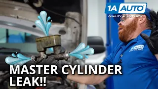 Soft, Squishy Brakes? Hard to Stop? How to Diagnose Brake Master Cylinder Leak!