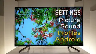 Sony TV Settings - 8 Series 4K HDR