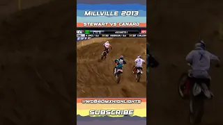 Stewart vs Canard At The Spring Creek Motocross 2013