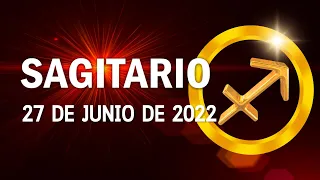 𝐖𝐎𝐖😲✈️𝐋𝐎𝐂𝐔𝐑𝐀 𝐈𝐍𝐂𝐑𝐄𝐈𝐁𝐋𝐄 𝐄𝐍 𝐓𝐔 𝐕𝐈𝐃𝐀 𝐏𝐑𝐄𝐌𝐎𝐍𝐈𝐂𝐈Ó𝐍 💞SAGITARIO ♐ 27 DE JUNIO 2022|Horóscopo de hoy|Tarot