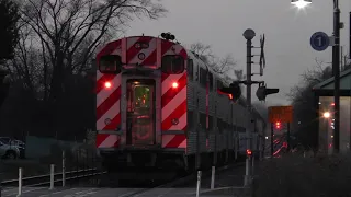 Thanksgiving Eve Railfanning 2022, Metra Milwaukee District West Line, Bensenville, IL