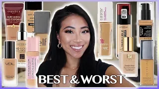 5 BEST & WORST FOUNDATIONS FOR OILY SKIN! | Drugstore & High End