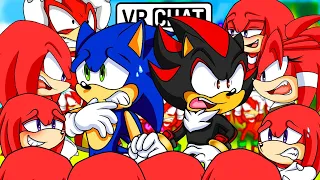 Sonic & Shadow Into The Knuckles-Verse! (VR Chat)