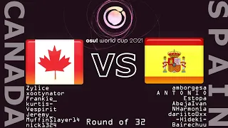 osu! World Cup 2021 CANADA vs SPAIN (round of 32)