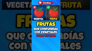Frutas Que Confundías Con Vegetales Toda Tu Vida 🤯 #shorts