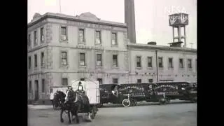 Australia's earliest road traffic accident captured on film (c1905)