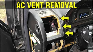 How to Remove the AC Vent on a W463 G-Class without Breaking it