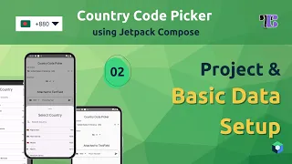 02. Project and Data Setup | Create a Country Code Picker using Jetpack Compose | Tranquilly Coding
