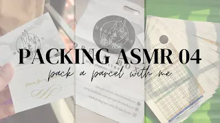 Pack an ORDER with me using MINI PRINTER  ✨ASMR✨