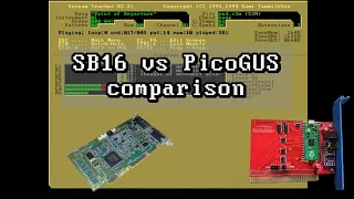 [MSDOS] Comparing PicoGUS to a Sound Blaster 16 CT2940