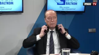 Посол России в Латвии Александр Вешняков  в программе "Разворот". MIX TV