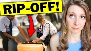 4 Secrets for Cheaper Checked Bags | (don't fall for THIS airline scam!)