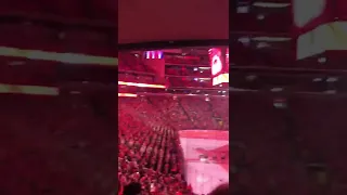 Edmonton Oilers fans sing “Oh, Canada” National Anthem Game 2