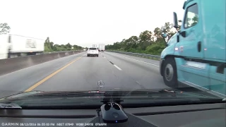 Why you dont pass a truck on the right side