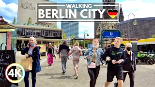 Berlin City Walk: Popular Shopping Street Kurfürstendamm - 4K Walking With Captions