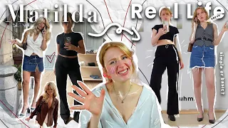 trying viral Matilda Djerf looks as a normie - it girl or goon? 🤡 || minimalistic-or-basic lookbook