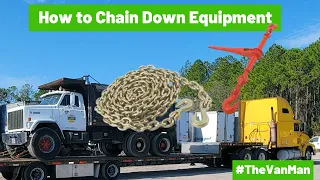 3 ways to chain equipment to trailer