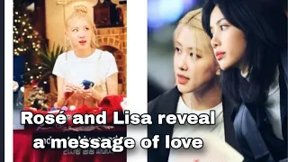 Rosé simply revealed about Lisa.  Chaelisa updates