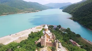 Ананури и Жинвальское водохранилище с дрона | Moments&Places