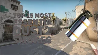 Top 25 most essential Dust2 smokes 2023