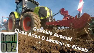 Drillen Claas Arion und Lemken Saphir