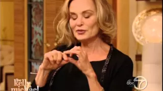 Jessica Lange on Live w/ Kelly & Michael, 01/06/2015