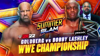 Goldberg confronts Bobby Lashley and attacks with a spear MVP in front of his son (Full Segment)