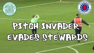 Celtic 3 - Rangers 0 - Pitch Invader Evades Stewards - 02 February 2022