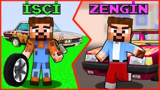 İŞÇİLİKTEN ZENGİNLİĞE DOĞRU ARDA'NIN HAYATI! 😂 - Minecraft