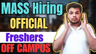 Biggest Mass Hirings | Cognizant , Recur , EY | OFF Campus Drive For 2024 , 2023 , 2022 Batch Hiring