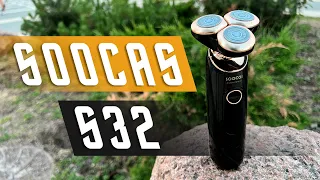 SHOCK CONTENT - SHAVING THE BEARD DRY WITHOUT TRIMMER 🔥 SOOCAS S32 Electric shaver WITH 3 IN 1