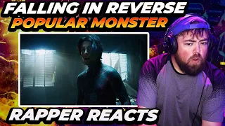 RAPPER REACTS to Falling In Reverse - "Popular Monster"