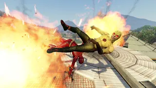 GTA V - Best Extreme Ragdolls And Fails V.59 (Flash VS Reverse Flash / Epic Ragdolls)