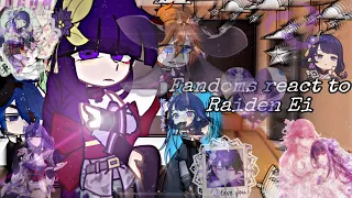 𝘼𝙣𝙞𝙢𝙚 𝙘𝙝𝙖𝙧𝙖𝙘𝙩𝙚𝙧𝙨 𝙧𝙚𝙖𝙘𝙩 𝙩𝙤 𝙚𝙖𝙘𝙝 𝙤𝙩𝙝𝙚𝙧 | Raiden Ei | Rus/ Eng | x GAME