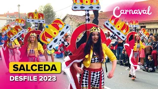 CARNAVAL de SALCEDA de Caselas 2023 🎭 XXIV Desfile de Carrozas y Comparsas