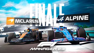 The Final F1 Manager 23 Video on this Channel...