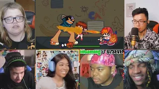 Whitty vs Boyfriend Fire Fight Part 1 (Friday Night Funkin' Animation) [REACTION MASH-UP]#1686