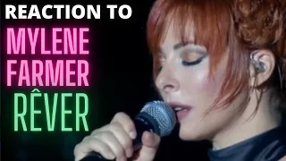 REACTION to MYLENE FARMER   Rever (LIVE) Stade de France